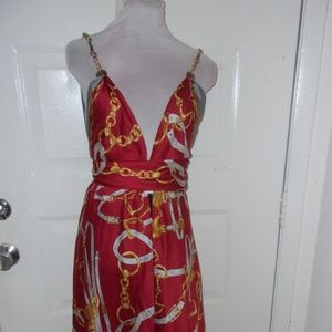 YANINA FU MULTI-COLOR WOMEN'S SILK COVER UP XL